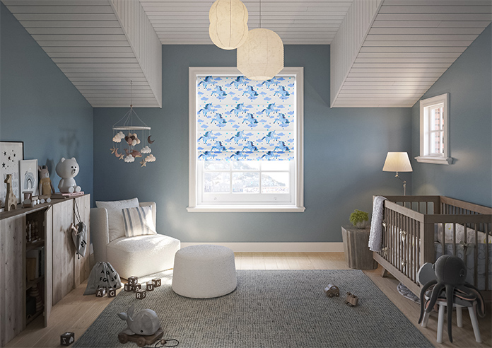 Unicorn Magic, Blue - Roman Blind - Image 8